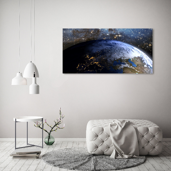 Cuadro metacrilato horizontal Planeta Tierra