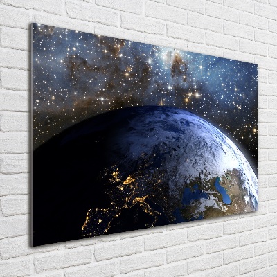 Cuadro metacrilato horizontal Planeta Tierra