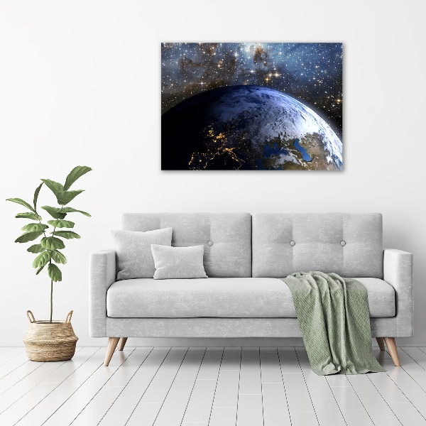 Cuadro metacrilato horizontal Planeta Tierra