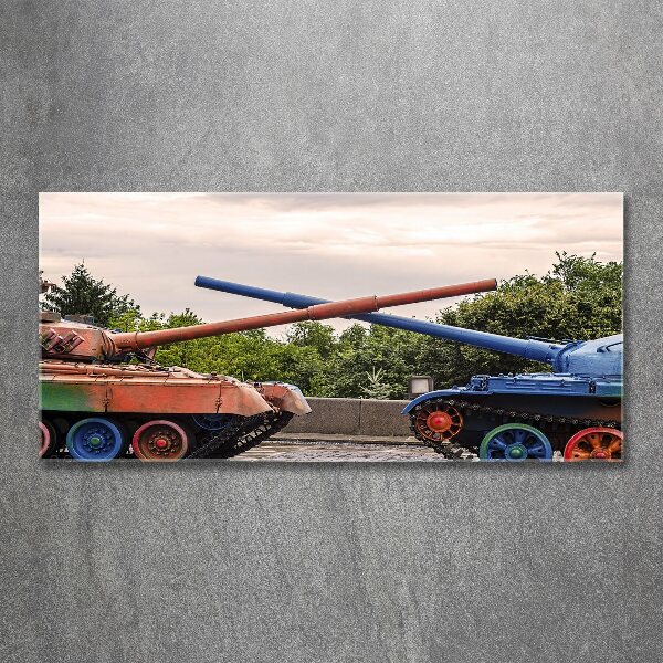 Cuadro metacrilato horizontal Dos tanques