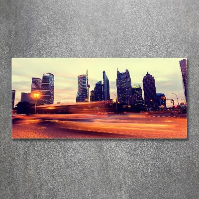 Foto en metacrilato horizontal Shanghái de noche