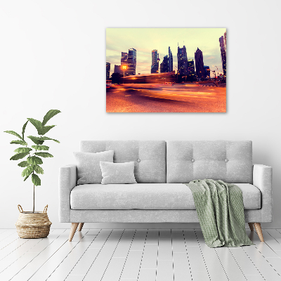 Foto en metacrilato horizontal Shanghái de noche