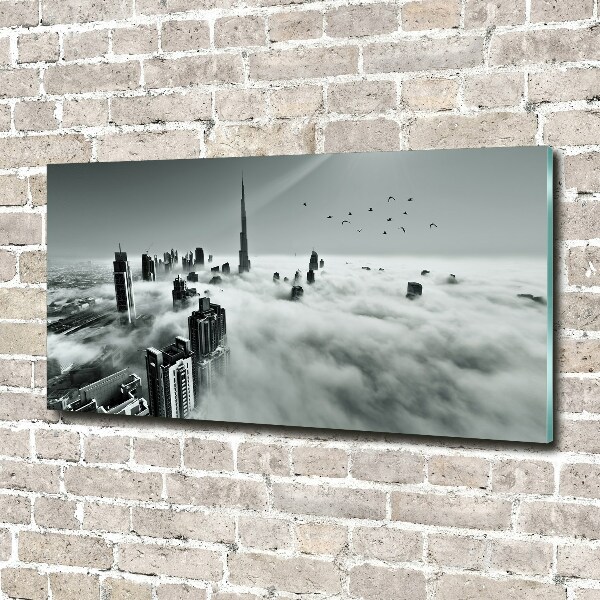 Cuadro acrílico horizontal Niebla sobre Dubái