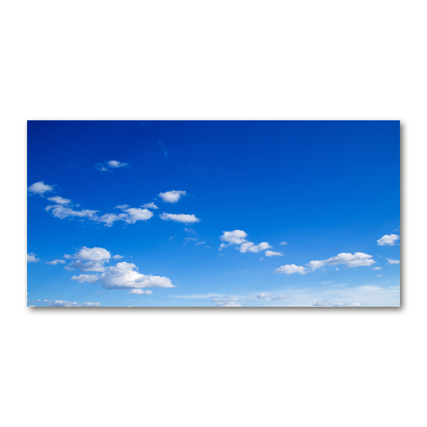 Cuadro metacrilato horizontal Nubes en el cielo