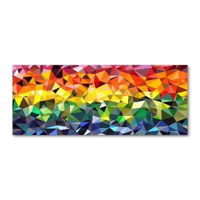 Cuadro acrílico horizontal Fondo geométrico