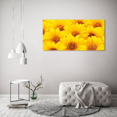Cuadro acrílico horizontal Girasoles