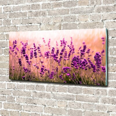 Pintura en acrílico horizontal Lavanda