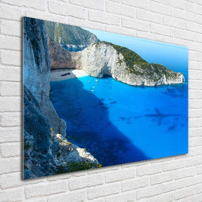Pintura en acrílico horizontal Zante Grecia