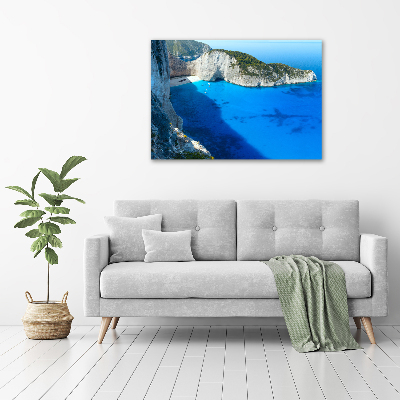 Pintura en acrílico horizontal Zante Grecia