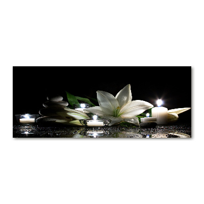 Foto en metacrilato horizontal Lirio blanco