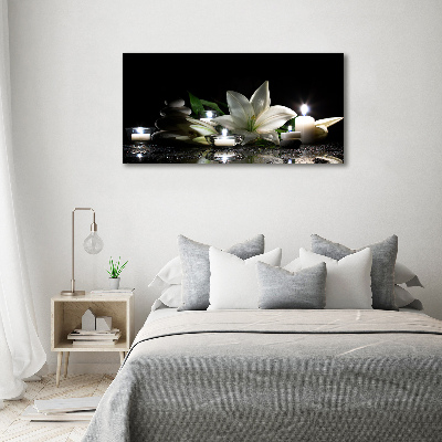Foto en metacrilato horizontal Lirio blanco