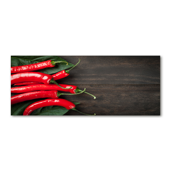 Cuadro acrílico horizontal chiles