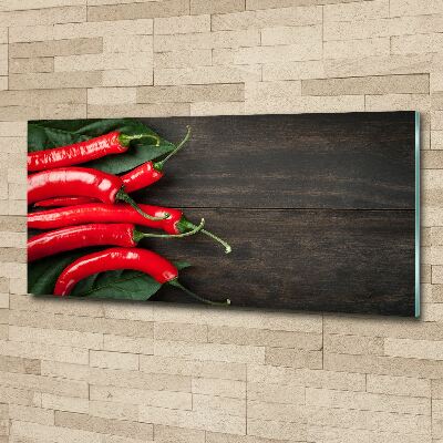 Cuadro acrílico horizontal chiles