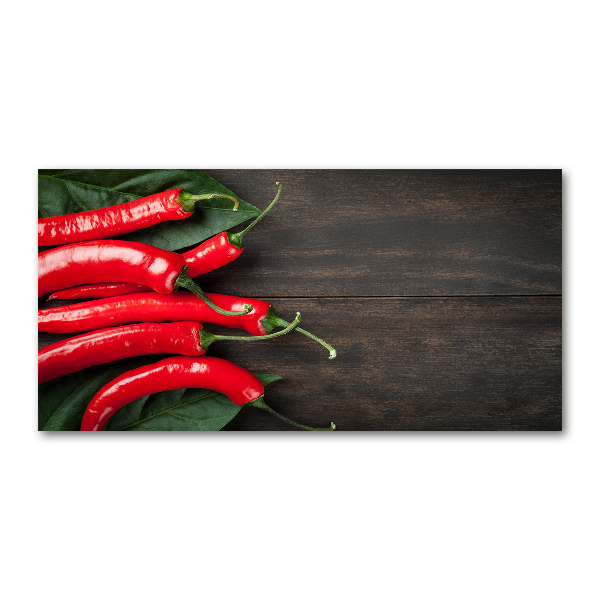 Cuadro acrílico horizontal chiles