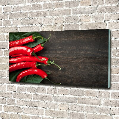Cuadro acrílico horizontal chiles