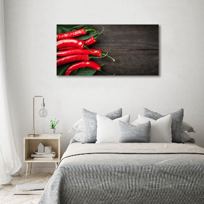 Cuadro acrílico horizontal chiles