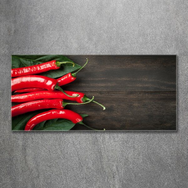 Cuadro acrílico horizontal chiles