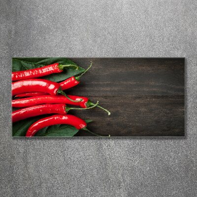 Cuadro acrílico horizontal chiles
