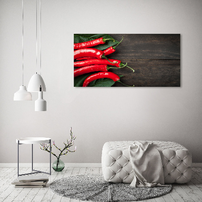 Cuadro acrílico horizontal chiles