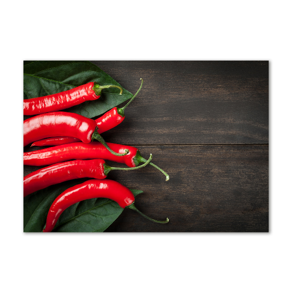 Cuadro acrílico horizontal chiles