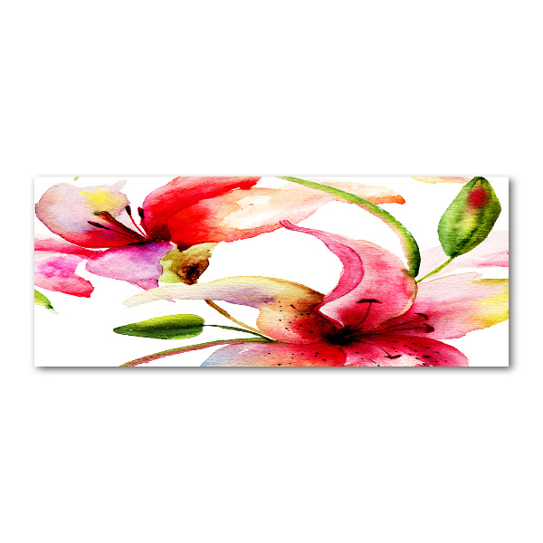 Cuadro metacrilato horizontal Lirio