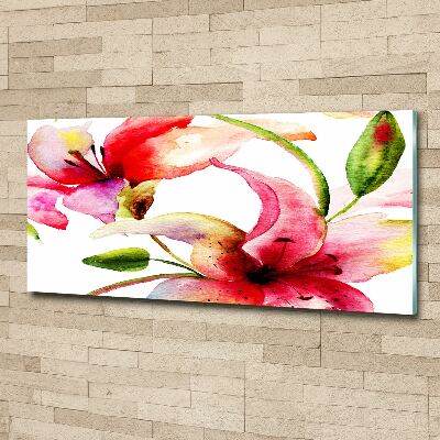 Cuadro metacrilato horizontal Lirio
