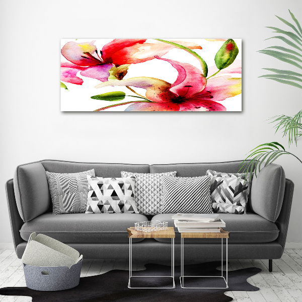 Cuadro metacrilato horizontal Lirio