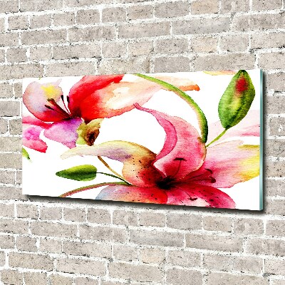 Cuadro metacrilato horizontal Lirio