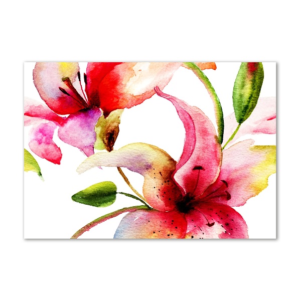 Cuadro metacrilato horizontal Lirio
