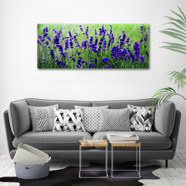 Cuadro acrílico horizontal Lavanda