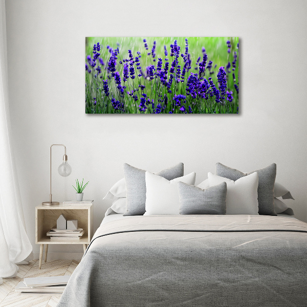 Cuadro acrílico horizontal Lavanda