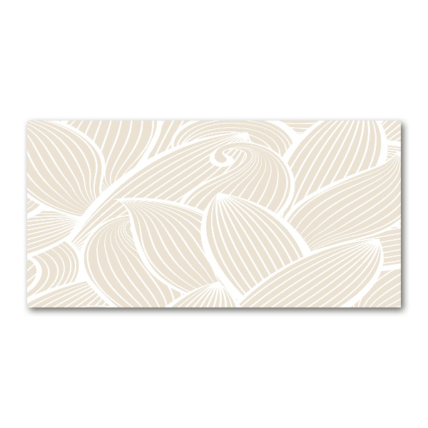 Obraz zdjęcie szkło akryl Liście wzór