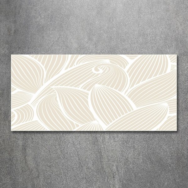 Obraz zdjęcie szkło akryl Liście wzór