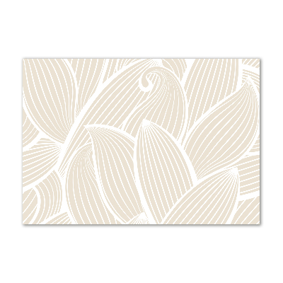 Obraz zdjęcie szkło akryl Liście wzór