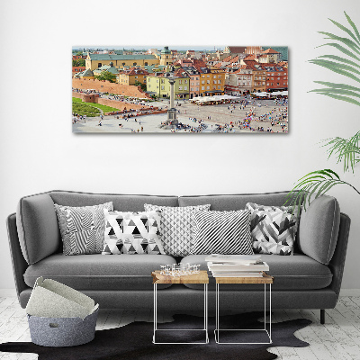 Pintura en acrílico horizontal Varsovia Polonia