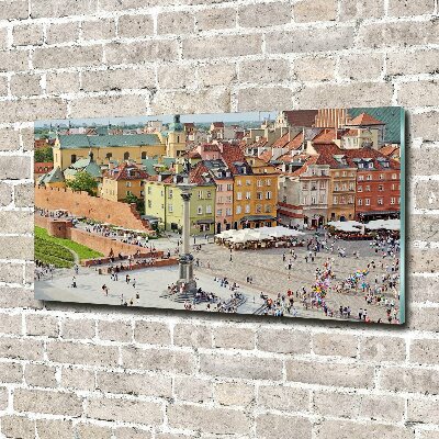 Pintura en acrílico horizontal Varsovia Polonia