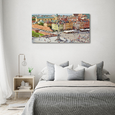 Pintura en acrílico horizontal Varsovia Polonia