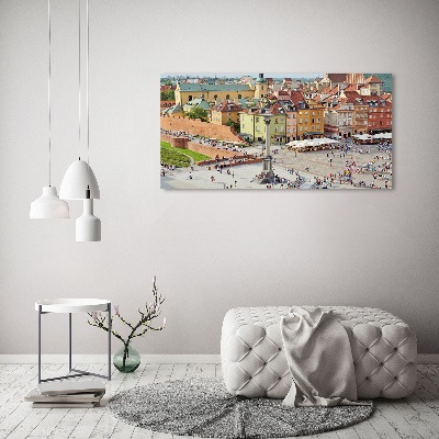 Pintura en acrílico horizontal Varsovia Polonia