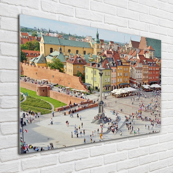 Pintura en acrílico horizontal Varsovia Polonia