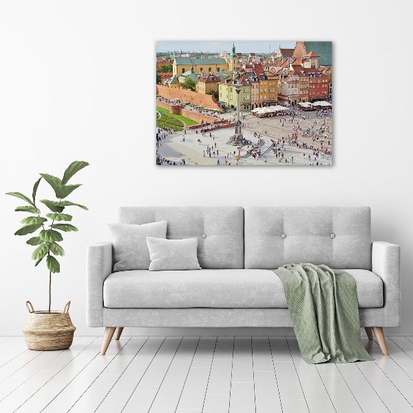 Pintura en acrílico horizontal Varsovia Polonia