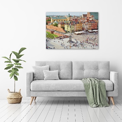 Pintura en acrílico horizontal Varsovia Polonia