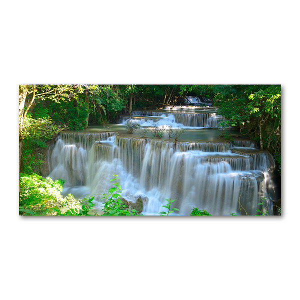 Pintura en acrílico horizontal Cascada