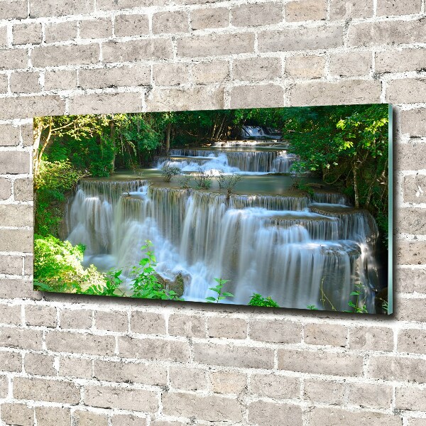 Pintura en acrílico horizontal Cascada