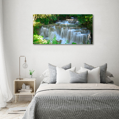 Pintura en acrílico horizontal Cascada