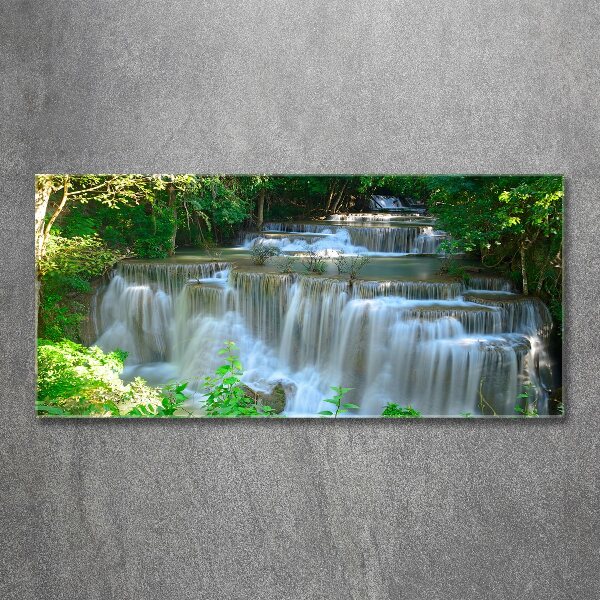 Pintura en acrílico horizontal Cascada