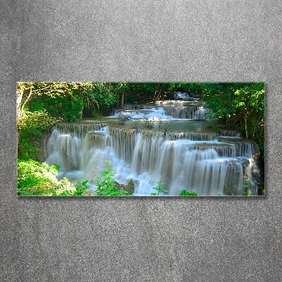 Pintura en acrílico horizontal Cascada