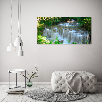 Pintura en acrílico horizontal Cascada