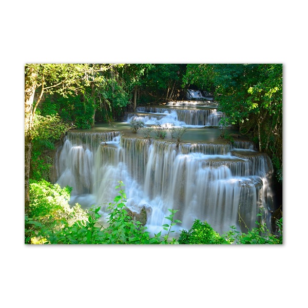 Pintura en acrílico horizontal Cascada