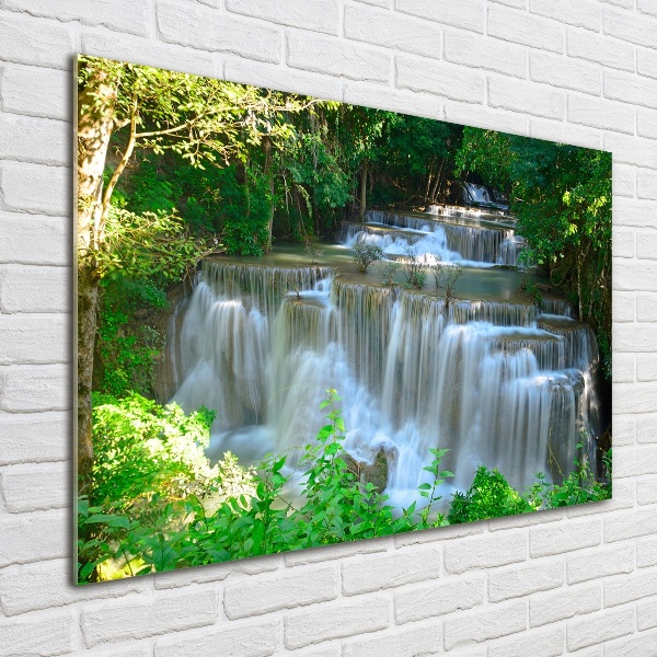 Pintura en acrílico horizontal Cascada