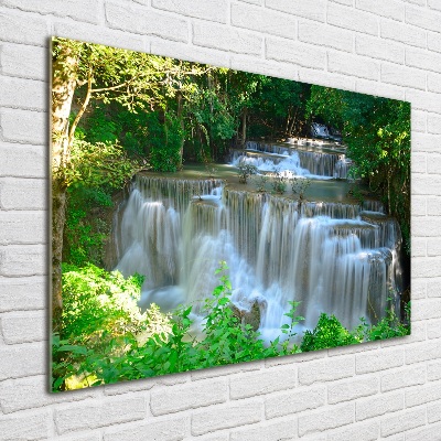 Pintura en acrílico horizontal Cascada